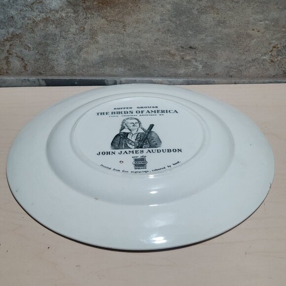 VTG Adams England Audubon Ruffed Grouse Birds of America Decorative Plate Chippe - Picture 7 of 14